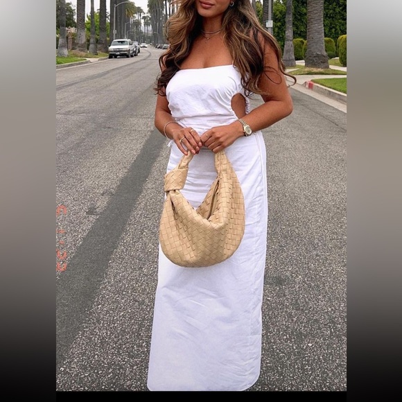 Zara white cutout midi dress - Picture 2 of 9